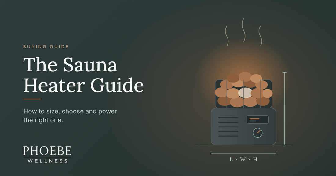 Sauna heater guide: how to size and choose an electric or wood-burning sauna heater