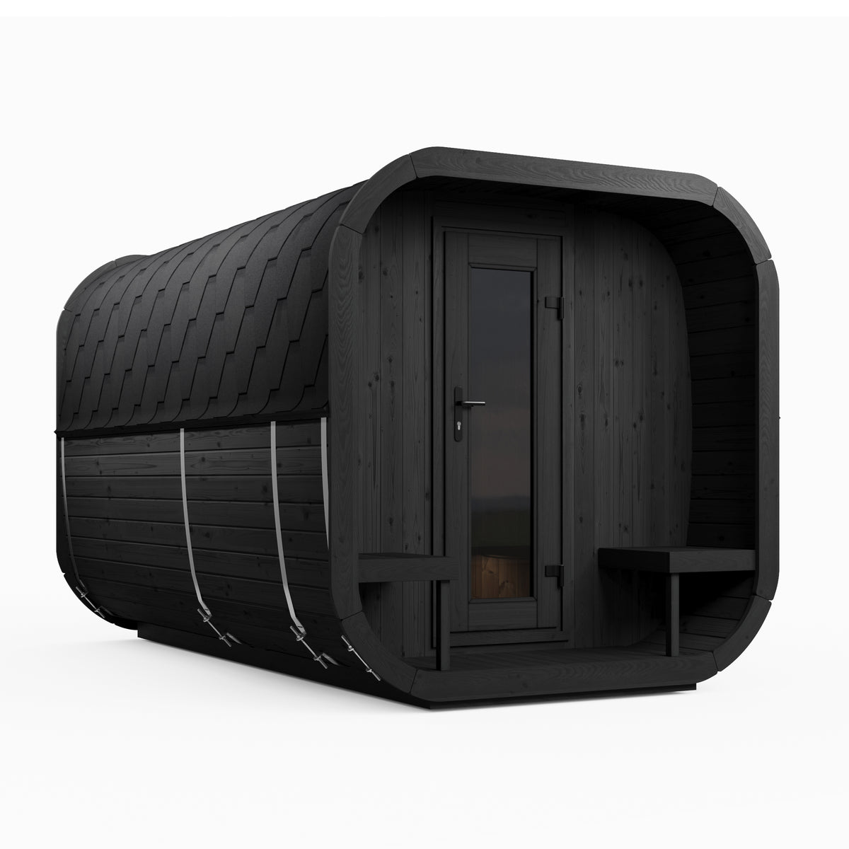 SaunaLife CL12GCP Cube Series 8-person Outdoor Sauna