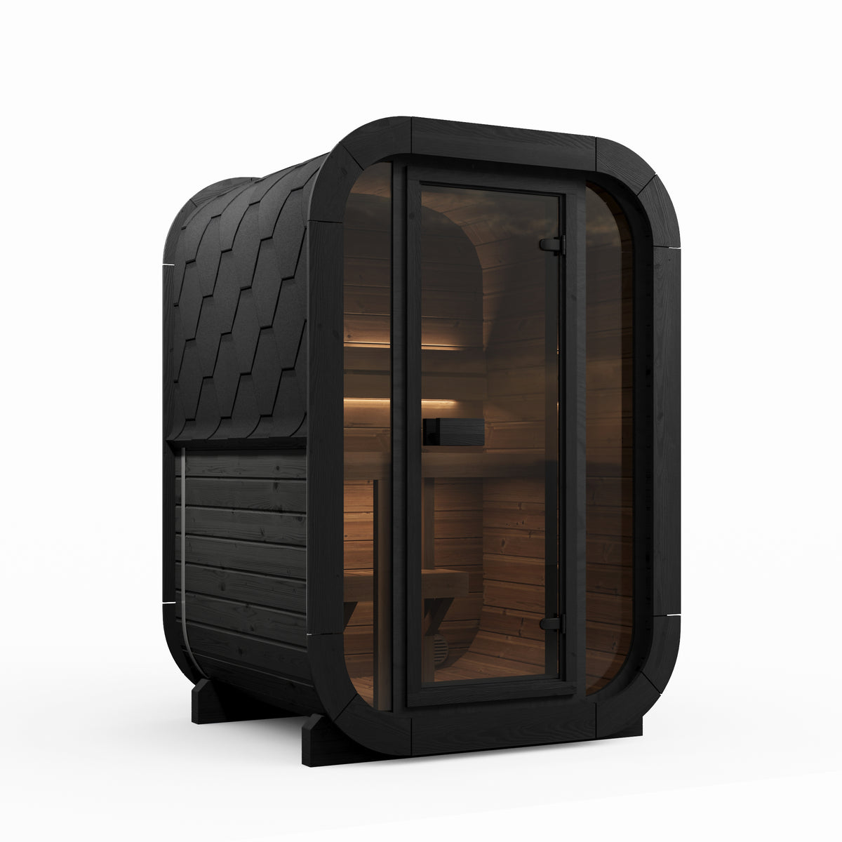 SaunaLife CL3G Cube Series 2-person Outdoor Sauna