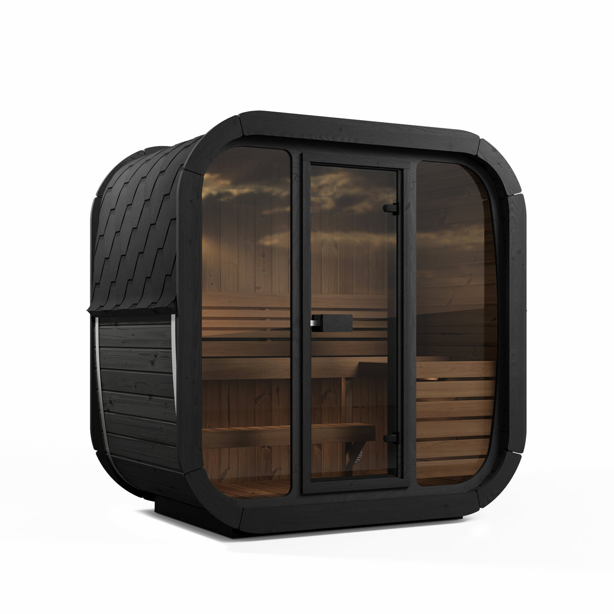 SaunaLife CL4G Cube Series 3-person Outdoor Sauna