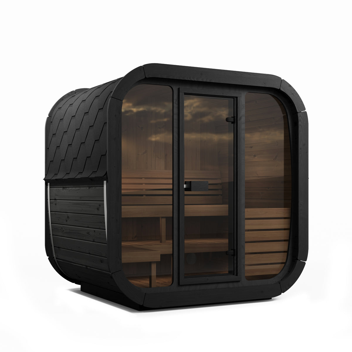 SaunaLife CL5G Cube Series 4-person Outdoor Sauna