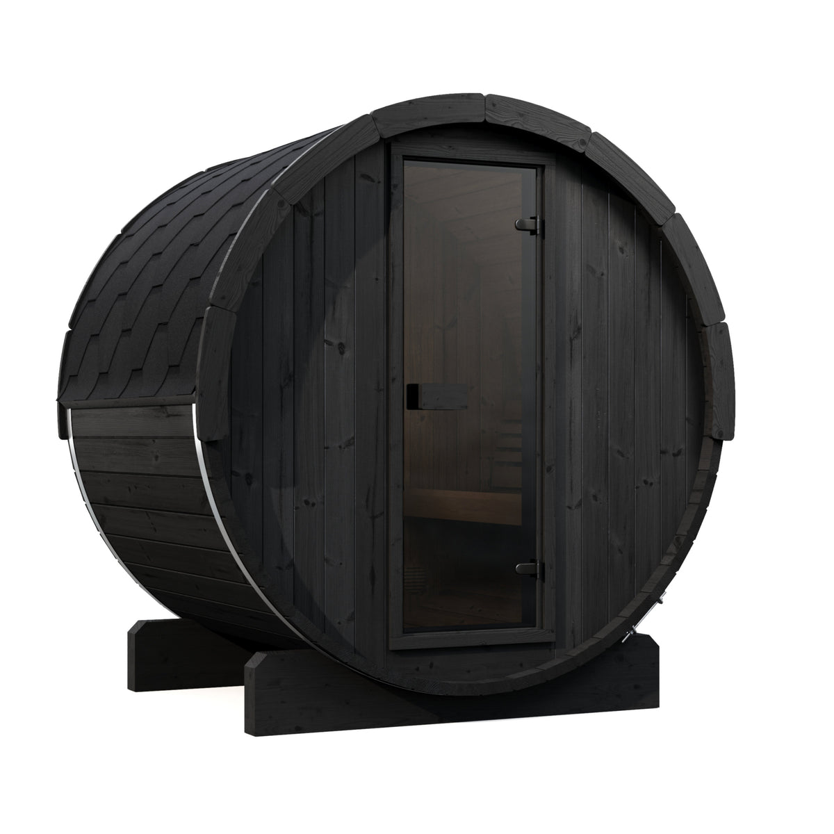 SaunaLife E6 Ergo Series 3-person Outdoor Barrel Sauna
