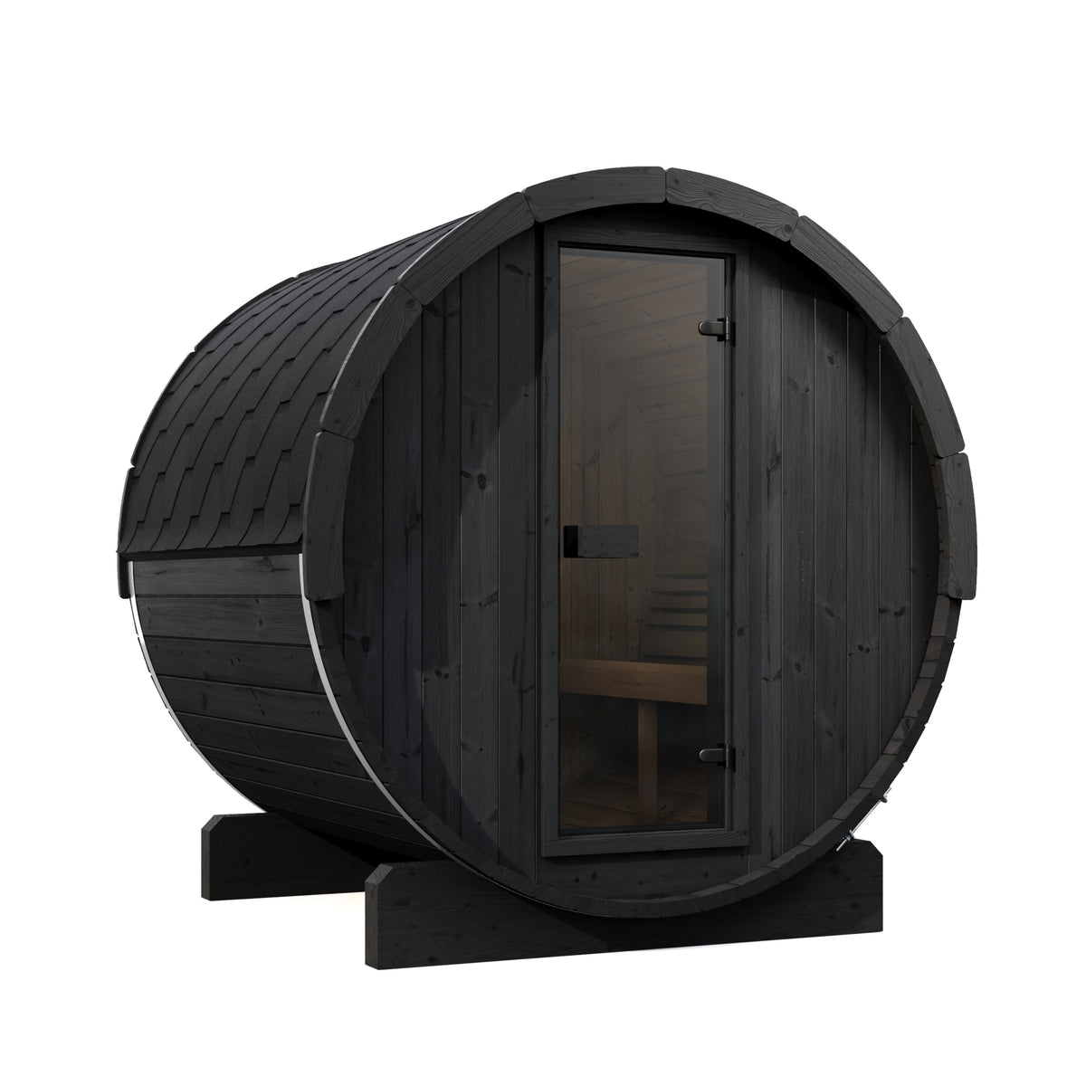 SaunaLife E7 Ergo Series 4-person Outdoor Barrel Sauna