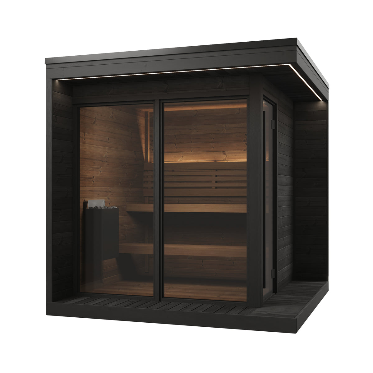 SaunaLife GL6 Garden Luxury Series 6-person Outdoor Sauna