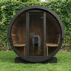SaunaLife E7 Ergo Series 4-person Outdoor Barrel Sauna