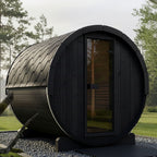 SaunaLife E8 Ergo Series 6-person Outdoor Barrel Sauna
