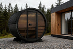 SaunaLife EE6 Ergo Elegance Series 4-person Outdoor Barrel Sauna