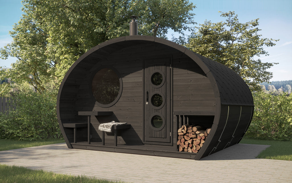 SaunaLife G11 Garden Series 8-person Outdoor Sauna