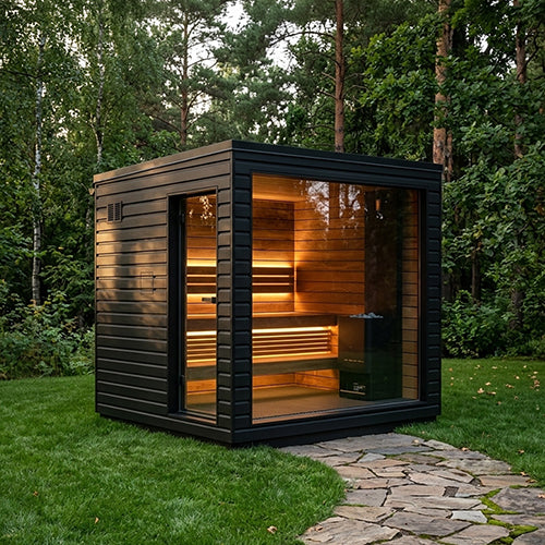 SaunaLife G6 Garden Series 5-person Pre-Assembled Outdoor Sauna