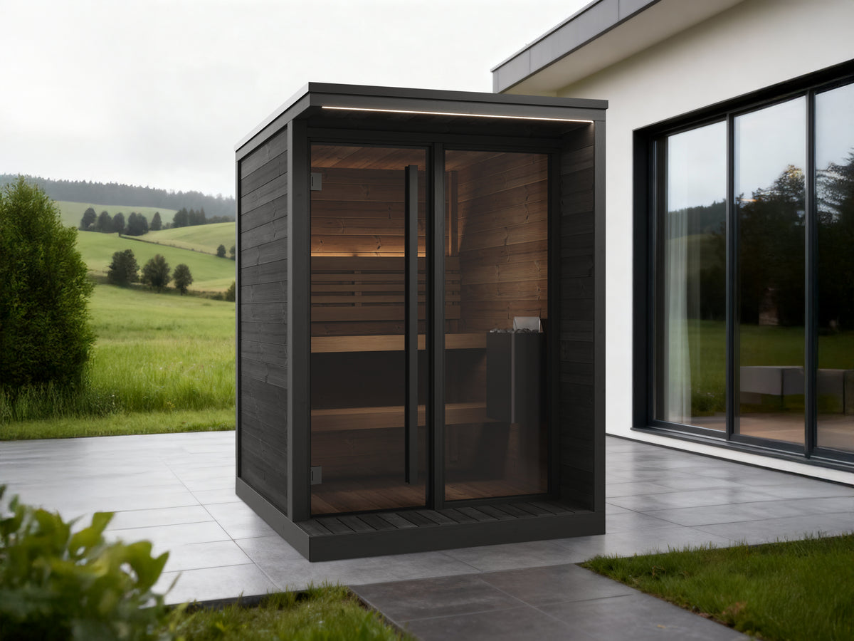 SaunaLife GL4 Garden Luxury Series 4-person Outdoor Sauna