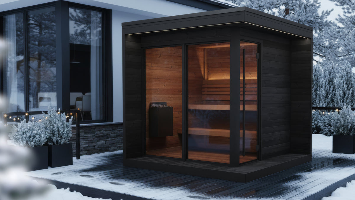 SaunaLife GL6 Garden Luxury Series 6-person Outdoor Sauna