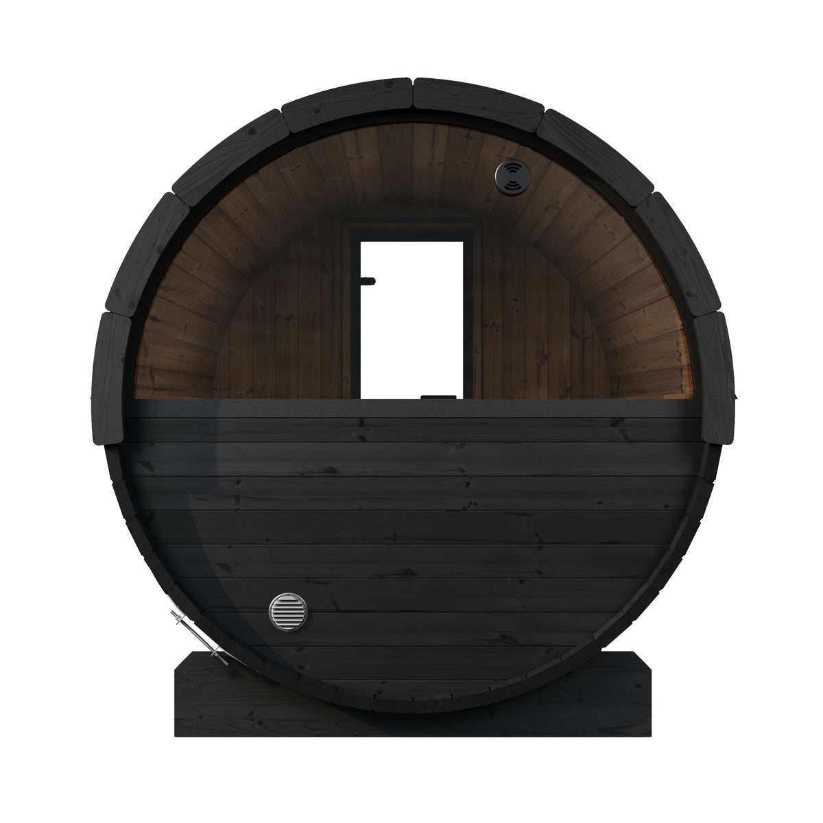 SaunaLife E6 Ergo Series 3-person Outdoor Barrel Sauna