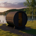SaunaLife E8 Ergo Series 6-person Outdoor Barrel Sauna
