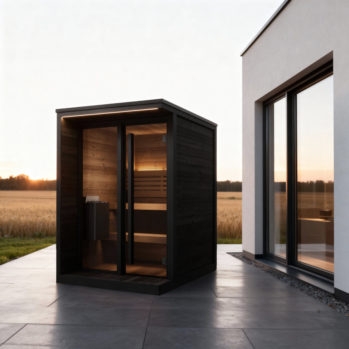 SaunaLife GL4 Garden Luxury Series 4-person Outdoor Sauna
