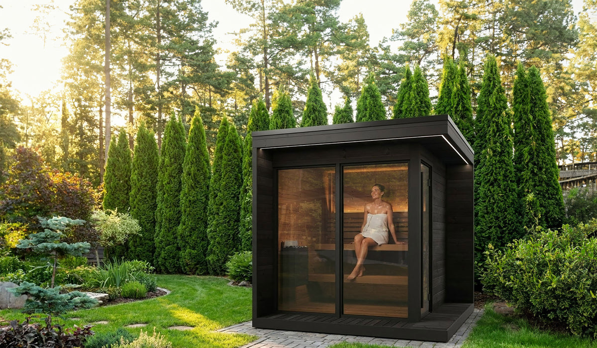 SaunaLife GL6 Garden Luxury Series 6-person Outdoor Sauna
