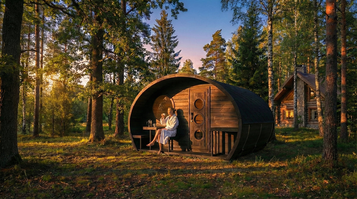 SaunaLife G11 Garden Series 8-person Outdoor Sauna