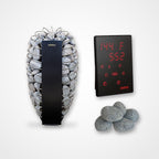 Harvia Spirit 8kW Sauna Heater with Xenio control panel and sauna stones