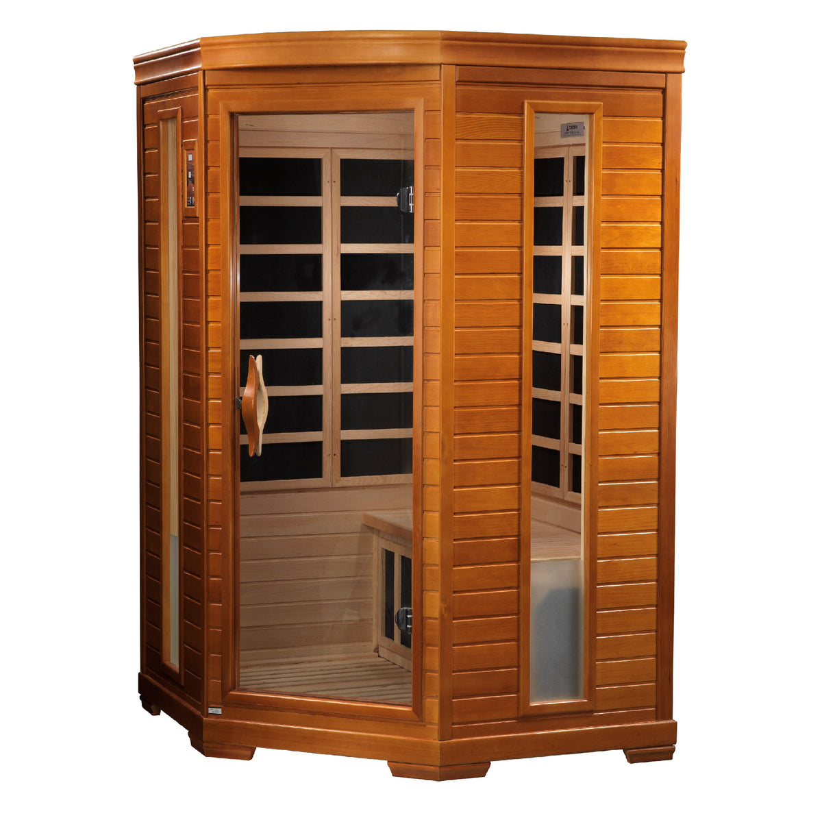 Dynamic Heming 2-Person Indoor Corner Far Infrared Sauna (Ultra Low EMF)