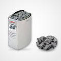 Harvia Vega 1.9kW electric sauna heater with built-in controls and sauna stones