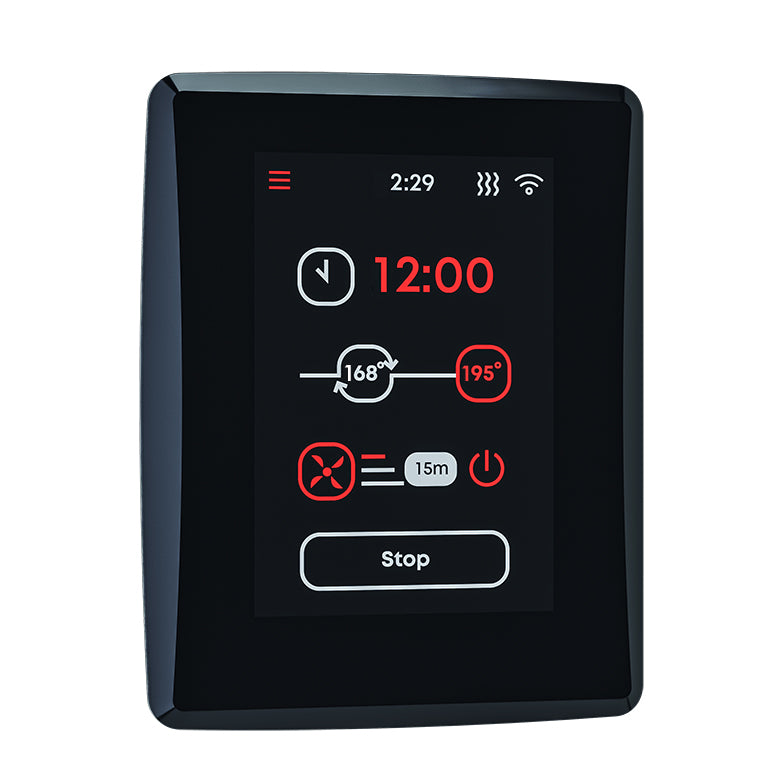 Saunum Air Perfect 7 7kW sauna heater package with AirIQ WiFi control and sauna stones, view 3
