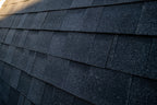 Close-up of black roof shingles on the Dundalk CT MiniPOD 4-Person Sauna