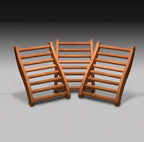 S-Shape Canadian Red Cedar Sauna Backrest (Set of 3)