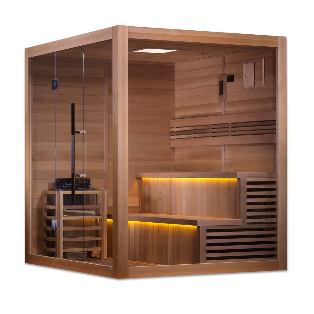 Golden Designs Kuusamo 6-Person Indoor / Covered Outdoor Traditional Sauna