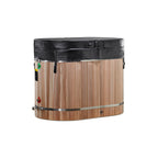 Dynamic Cold Therapy Oval Barrel Cold Plunge Pool - Pacific Cedar Exterior & PVC Interior