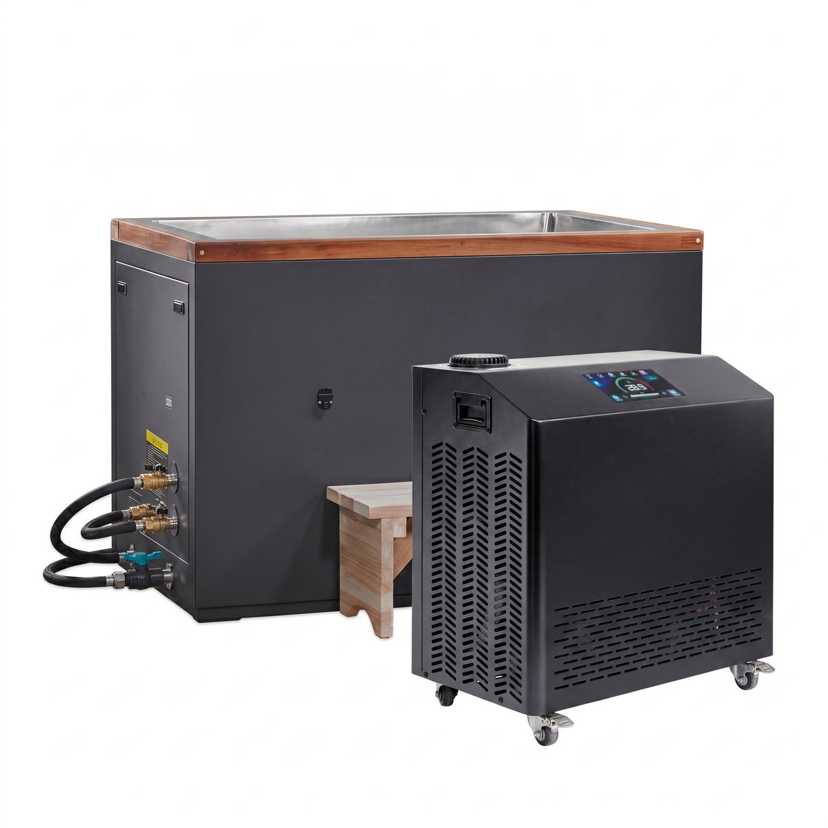 Dynamic Cold Therapy Stainless Steel Cuboid Plunge