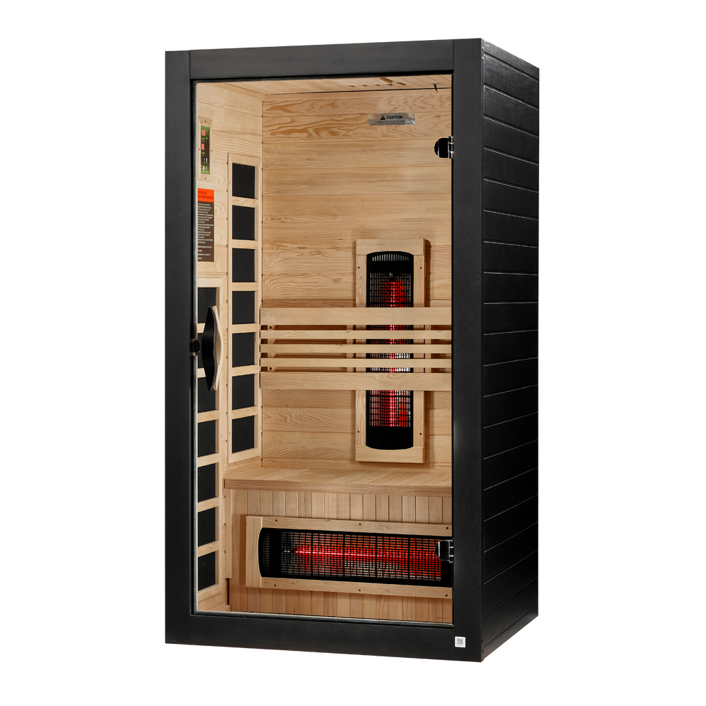 Dynamic Santorini 1-2 Person Indoor Infrared Sauna (Full Spectrum)