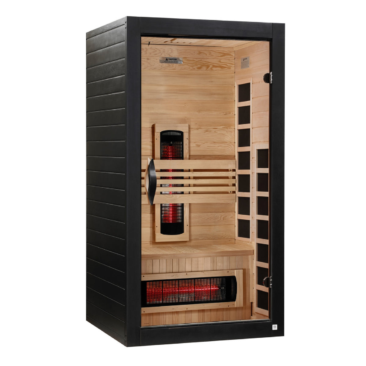Dynamic Santorini 1-2 Person Indoor Infrared Sauna (Full Spectrum)