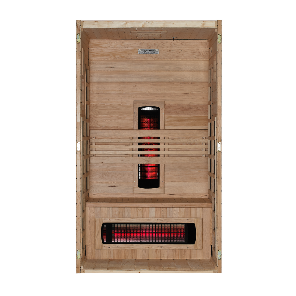 Dynamic Santorini 1-2 Person Indoor Infrared Sauna (Full Spectrum)