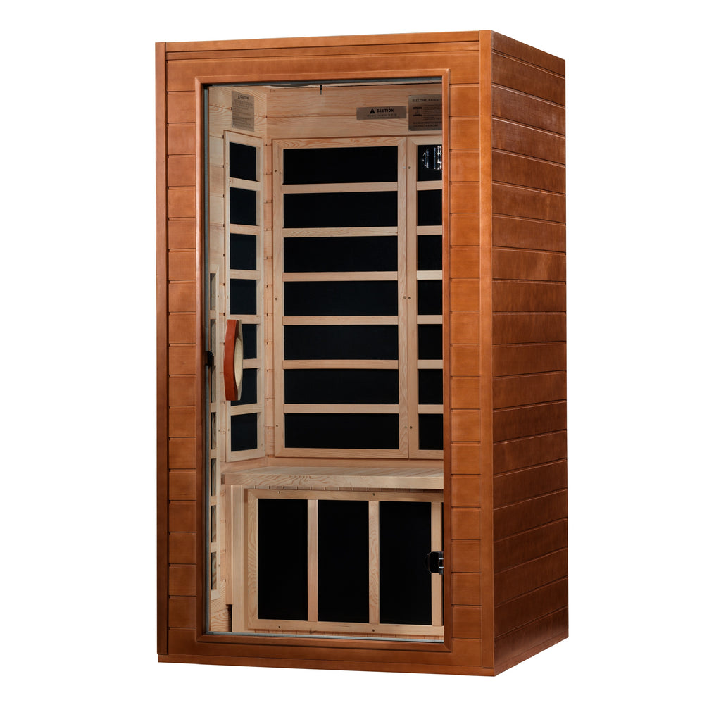 Dynamic Avila 1-2 Person Indoor Infrared Sauna (Ultra Low EMF)