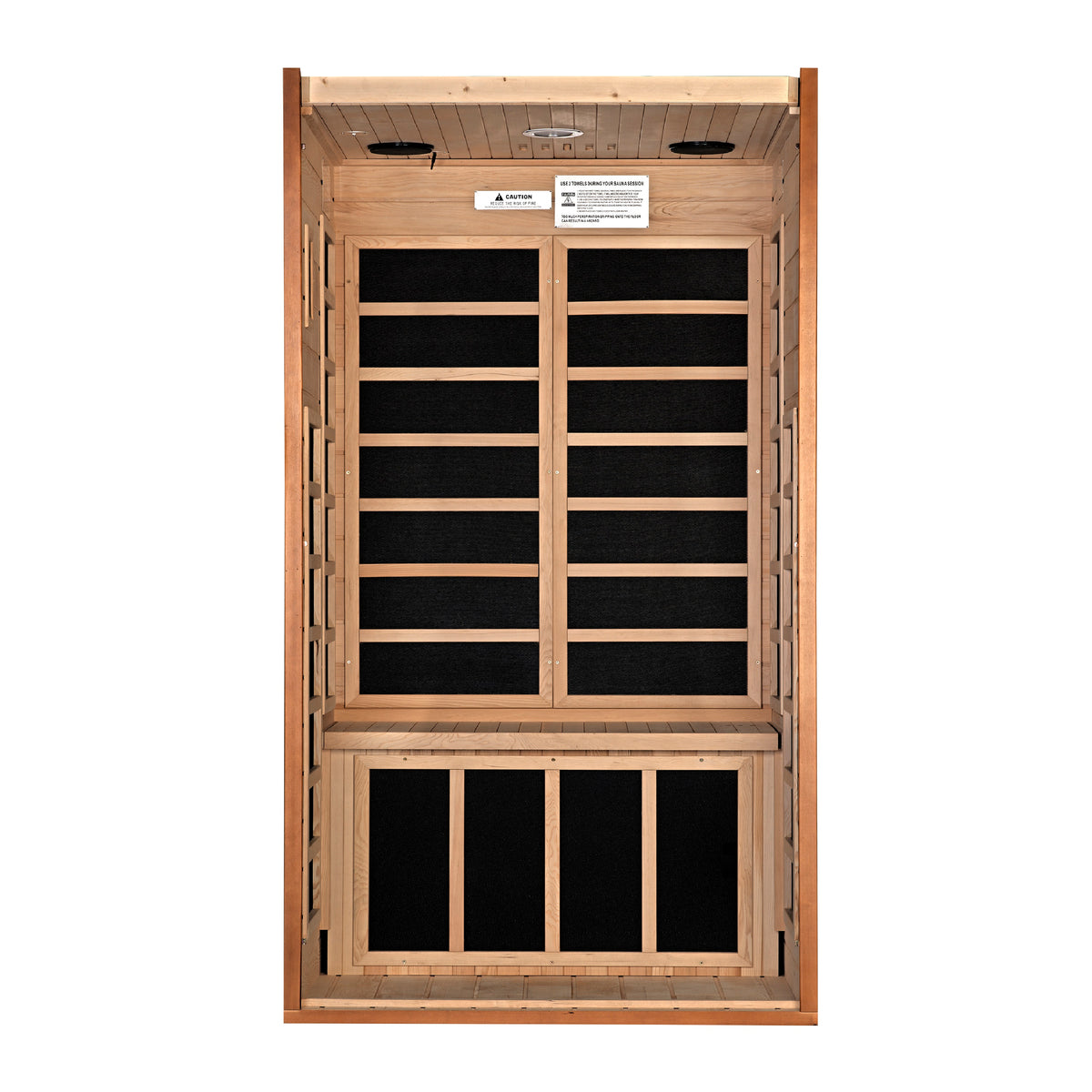 Dynamic Avila 1-2 Person Indoor Infrared Sauna (Low EMF)