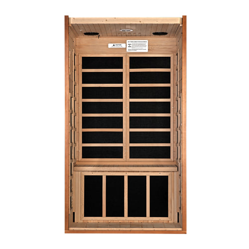 Dynamic Avila 1-2 Person Indoor Infrared Sauna (Ultra Low EMF)