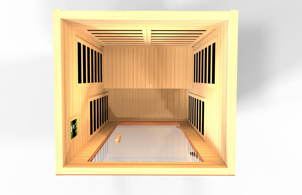 Dynamic Avila 1-2 Person Indoor Infrared Sauna (Ultra Low EMF)