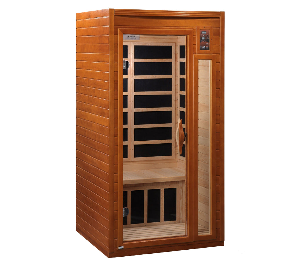 Dynamic Barcelona Elite 1-2 Person Indoor Infrared Sauna (Ultra Low EMF)
