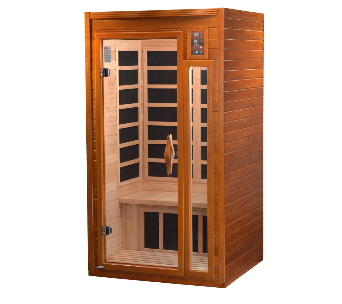 Dynamic Barcelona Elite 1-2 Person Indoor Infrared Sauna (Ultra Low EMF)