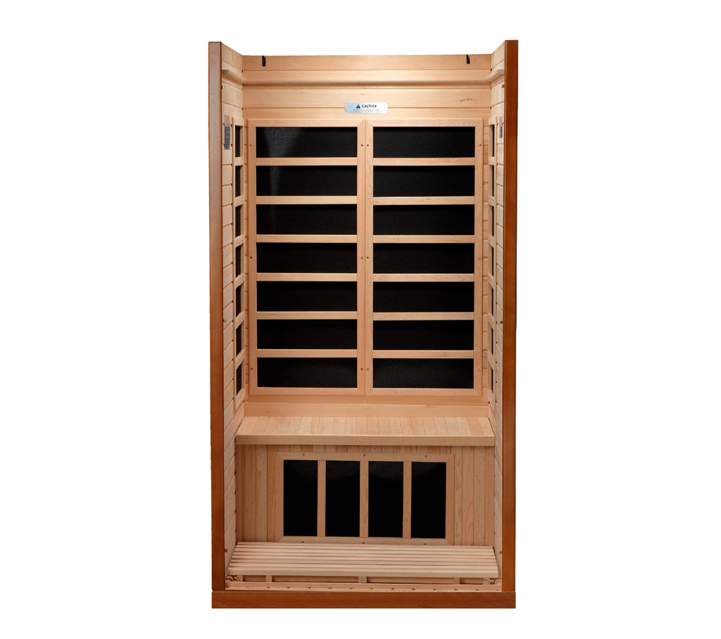 Dynamic Barcelona Elite 1-2 Person Indoor Infrared Sauna (Ultra Low EMF)