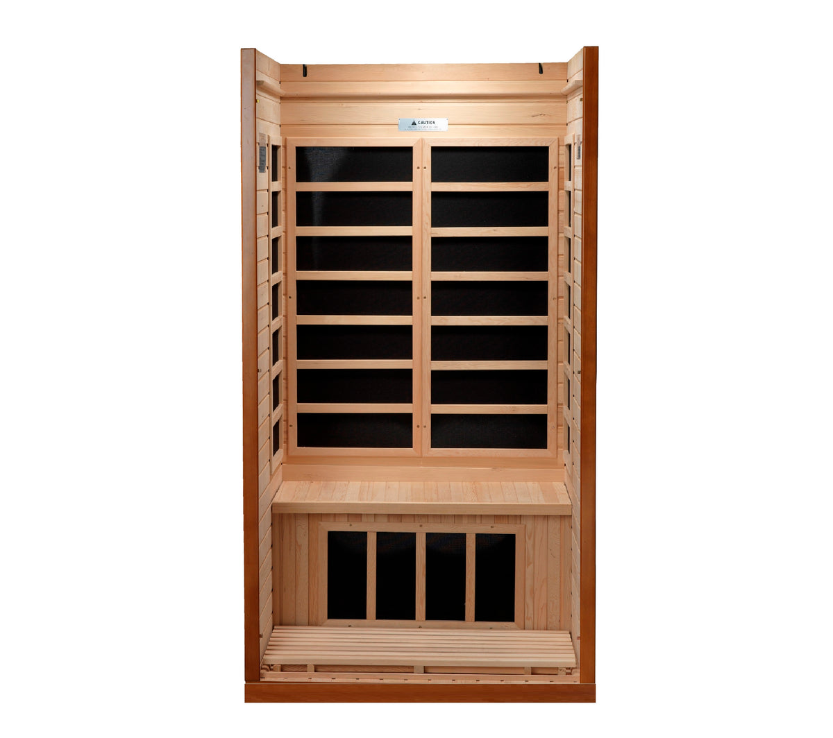 Dynamic Barcelona Elite 1-2 Person Indoor Infrared Sauna (Ultra Low EMF)
