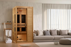 Dynamic Veneto 1-2 Person Indoor Infrared Sauna (Ultra Low EMF)