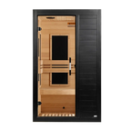 Dynamic Veneto 1-2 Person Indoor Infrared Sauna (Low EMF) - BLACK