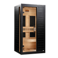 Dynamic Veneto 1-2 Person Indoor Infrared Sauna (Low EMF) - BLACK