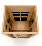Dynamic Gracia 1-2 Person Indoor Infrared Sauna (Ultra Low EMF)