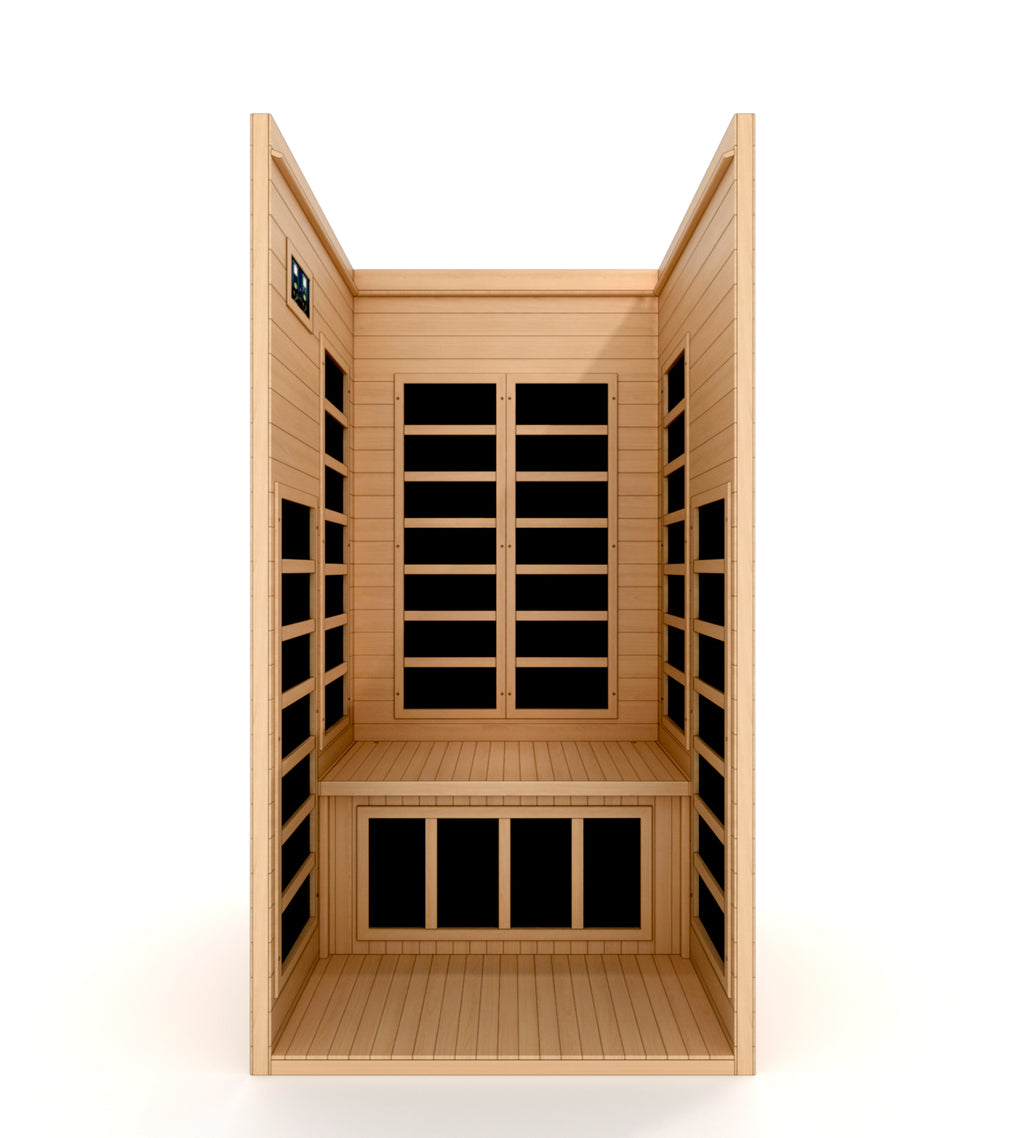 Dynamic Gracia 1-2 Person Indoor Infrared Sauna (Ultra Low EMF)