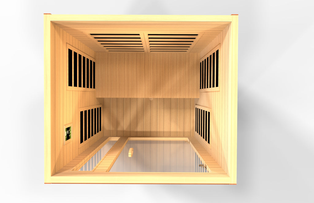 Dynamic Cordoba 2-Person Indoor FAR Infrared Sauna (Low EMF)