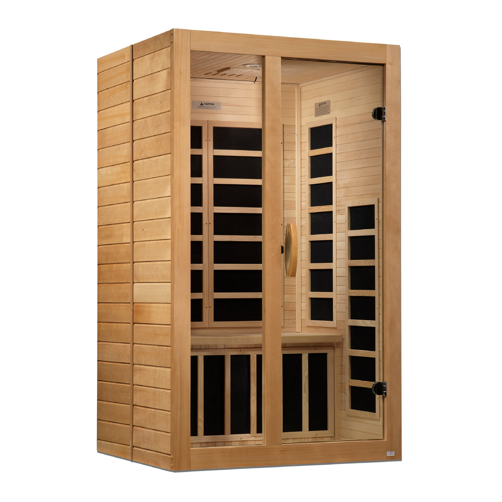 Dynamic Santiago 2-Person Indoor Infrared Sauna (Low EMF)
