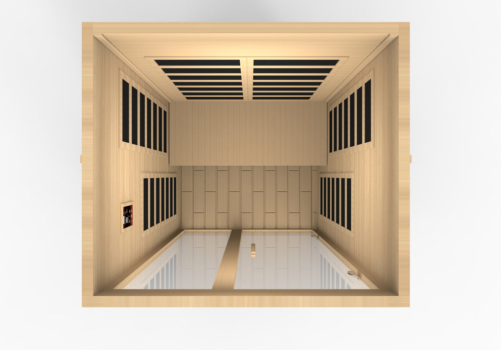 Dynamic Santiago 2-Person Indoor Infrared Sauna (Low EMF)