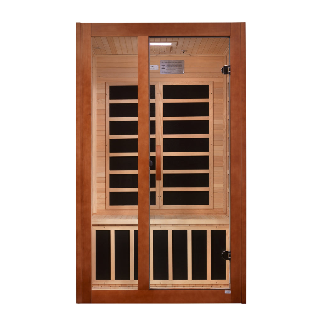 Dynamic Santiago 2-Person Indoor Infrared Sauna (Ultra Low EMF)