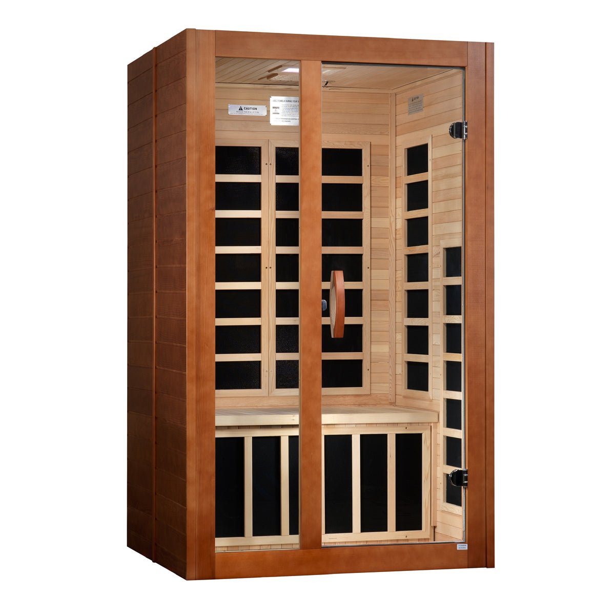 Dynamic Santiago 2-Person Indoor Infrared Sauna (Ultra Low EMF)